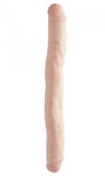 Basix Rubber Works 12-inch Double Dong - Flesh