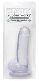8-inch Suction Cup Dong - Clear