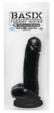 8-inch Suction Cup Dong - Black