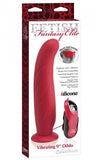 Fetish Fantasy Elite Vibrating 9-Inch Dildo - Red