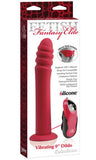 Fetish Fantasy Elite Vibrating 9-Inch Dildo - Red