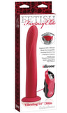 Fetish Fantasy Elite Vibrating 10-Inch Dildo - Red