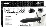 Fetish Fantasy Elite 9-Inch Hollow Strap-On - Black