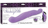Fetish Fantasy Elite 13-Inch Vibrating Double Dildo - Purple