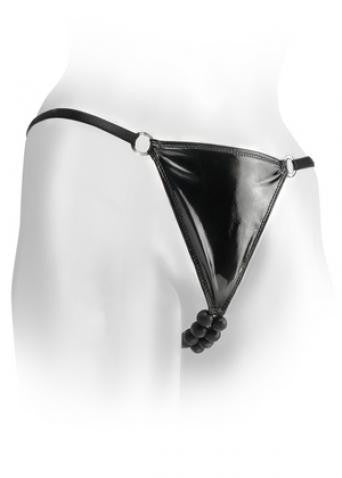 Fetish Fantasy Elite Silicone Beaded Panties - Black
