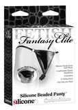 Fetish Fantasy Elite Silicone Beaded Panties - Black
