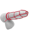 Fetish Fantasy Elite Cockcage And Ring Set - Red