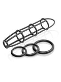 Fetish Fantasy Elite Cockcage And Ring Set - Black