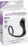 Anal Fantasy Collection Ass-Gasm Cockring Plug - Black