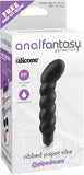 Anal Fantasy Collection Ribbed P-Spot Vibe - Black