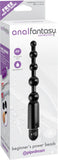 Anal Fantasy Collection Beginners Power Beads - Black