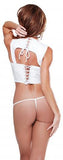 Fetish Fantasy Lingerie White Hot Corset - Small