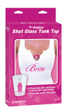 Bachelorette Party Favors Bride Shot Glass Tank - Small/Medium