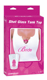 Bachelorette Party Favors Bride Shot Glass Tank - Large/Extra Large