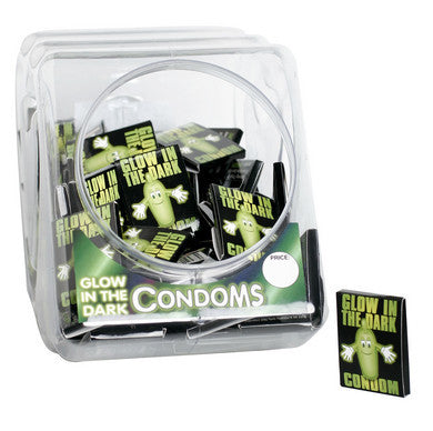 Glow In The Dark Condom - Bowl of 144