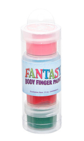 Fantasy Body Finger Paint 4 Pack Tube