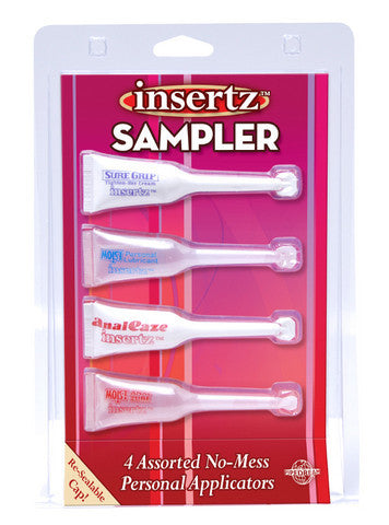 Insertz Sampler - 4 Assorted Personal Applicators