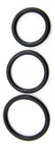 Nitrile Cock Ring Set Black