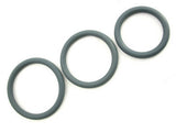 Nitrile Cock Ring Set Grey