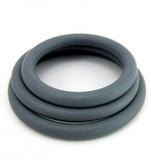 Nitrile Cock Ring Set Grey