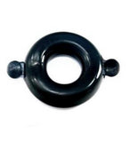 Elastomer Cock Ring Small Smoke/ Black