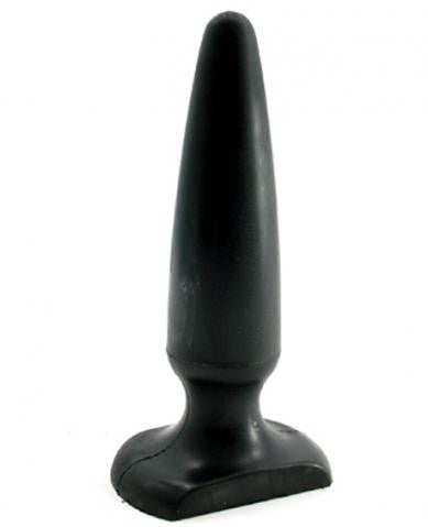 Nitrile Anal Plug Medium Black