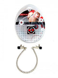 Nipple Clamps - Alligator With Chain - Chrome