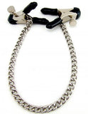 Nipple Clamps - Plier With Chain - Chrome