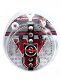 Nipple Clamp -Y-Style - Alligator With C-Ring - Chrome