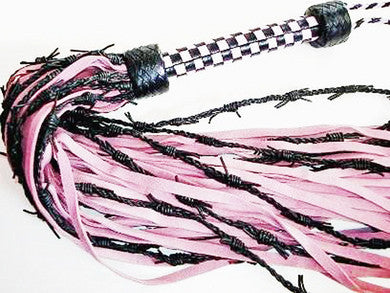 Gated Barbed Wire Flog-Her - Pink