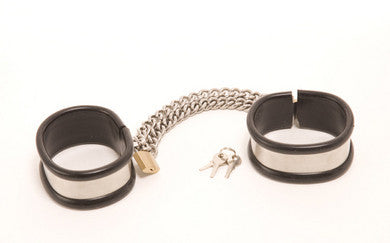 Steel Band Wrist Cuffs - Small