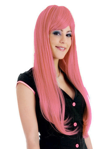 Obsession Long Silky One Length Wig Pink
