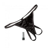 Vibrating Crotchless Panty - Silver