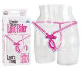 7-Function Silicone Love Rider Lover's Thong - Pink