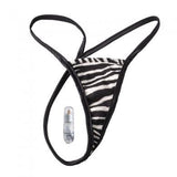 Wild Exotics Wireless Vibrating Panty - Zebra