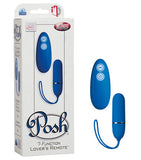 Posh 7-Function Lovers Remote - Blue