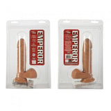 6-inch - Emperor Better Than Real Dongs With Suction Cup - Brown