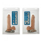 Vibrating Emperors Better Than Real Dongs 6-inch - Brown