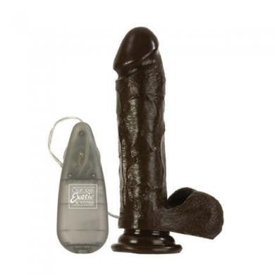 Vibrating Emperor Better Than Real Dongs 8-inch - Black