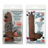 Pure Skin Player Dong With Suction Cup 5.25-inch -  Brown