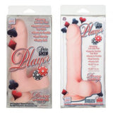 Pure Skin Player Dong With Suction Cup 6.25-inch -  Ivory