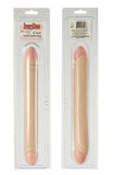 Ivory Duo Smooth Double Dong 12-inch - Ivory
