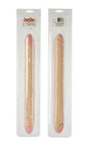 Ivory Duo Veined Double Dong 18-inch - Ivory