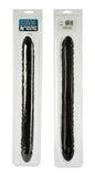 Black Jack Veined Double Dong 18-inch - Black