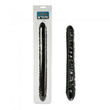 Black Jack Veined Double Dong 18-inch - Black