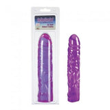 Reflective Gel Veined Chubby Dong 8.5-inch - Purple