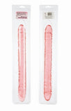 Translucence Veined Double Dong 18-inch - Red