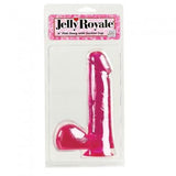 Jelly Royale Dong With Suction Cup 6-inch - Pink