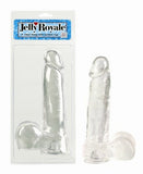 Jelly Royale Dong With Suction Cup 8-inch - Clear
