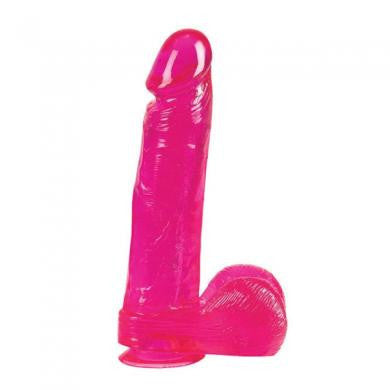 Jelly Royale Dong With Suction Cup 8-inch - Pink